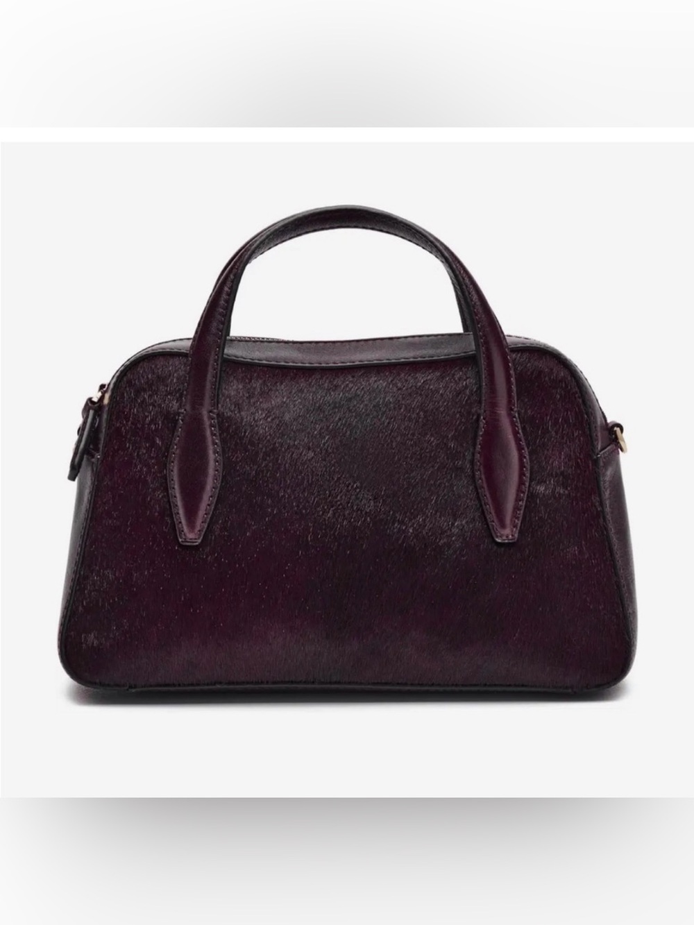 Belted Genuine Calf Hair Crossbody Bag Madewell